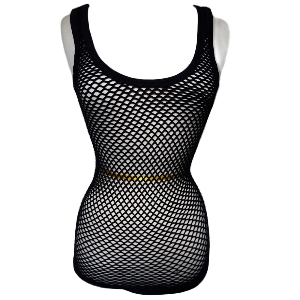 Poof! Woman’s Fish Net Tank Top Size S